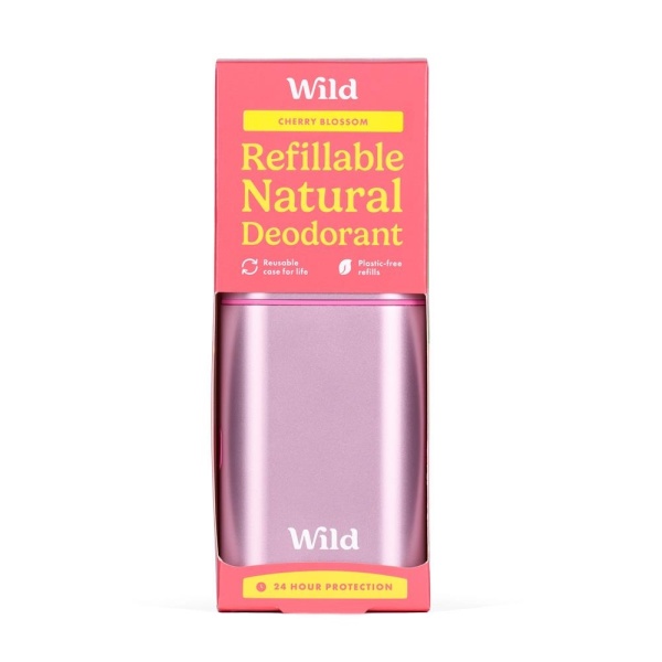 Wild Refillable natural Deodorant - Cherry Blossom 40g